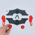 aufbau.gif 3D-Datei Batman Batarang-Messer・Modell zum Herunterladen und 3D-Drucken