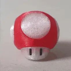 super_keychain.gif Super Mario mushroom 1Up / Super