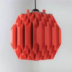 ONOFF.gif STL file Hexagon Overload Shade (2 sizes available)・3D printable model to download