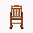 GIFView.gif Rocking Chair 3D Model