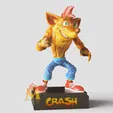 Crash-Bandicoot.gif Crash Bandicoot Fanart-standing pose- game mascot -Fanart