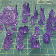 Crystals.gif Collection of 30 Crystal Clusters