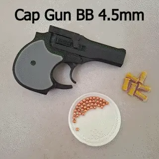 🧢 High Standard Derringer Cap Gun 4.5mm・ 3D File for 3D printing・Cults