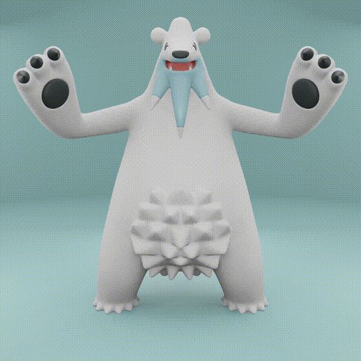 🐉 Pokemon Generation V Ice Type Pack・ STL File for 3D printing・Cults