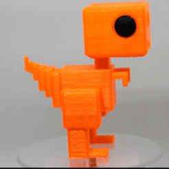 MVI_4571_MOV_SparkVideo.gif STL file Chibi Dino. Self balancing.・3D print design to download, CreativeCloisters
