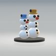 Untitled-design.gif Famille fantaisiste de bonhommes de neige - Modèle imprimable en 3D