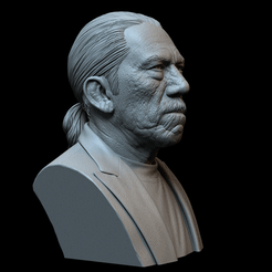 Danny.gif 3D file Danny Trejo aka Machete・3D printable model to download