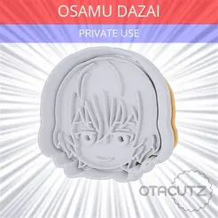 Osamu_Dazai~PRIVATE_USE_CULTS3D_OTACUTZ.gif Osamu Dazai Cookie Cutter / BSD
