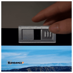 Mac-Clip.gif 3D file iMac Camera Cover_Clip Slider・3D printer design to download