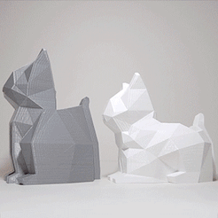 6.gif STL file Polycats (Desk Pets)・Model to download and 3D print, Atomicosstudio