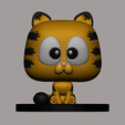 360.gif Garfield Baby Pop Funko 3D print