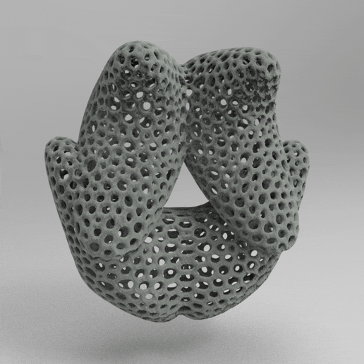 voronoi sculpture 10 3D model