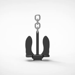 anchor.gif STL file Anchor type A・3D print design to download