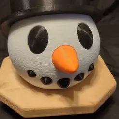 snowman-gif-1.gif Snowman Bowl - Christmas Decoration