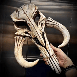 gif.gif Fichier 3D Crâne de Mythosaure Haute Qualité - Mandalorian Starwars Movie・Design pour imprimante 3D à télécharger