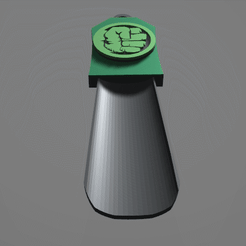 hulk.gif STL file Color Children's Shoehorn! HULK・3D printing idea to download