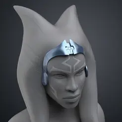ahsoka-headband-young-cosplay-collection.gif Archivo 3D Colección de diademas Ahsoka Tano・Design para impresora 3D para descargar