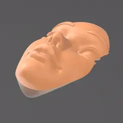 01.gif STL file A face on the water・Design to download and 3D print