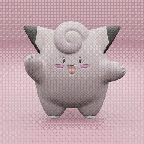 Clefairy2.gif Paquet Pokemon No. 001-151 Génération I