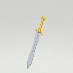 animation.gif STL-Datei Schwert des Kriegers herunterladen • Vorlage für den 3D-Druck, mustafasonmez