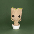 gif-usage.gif Baby Groot Funko Pop Bobblehead | STL + 3MF (Colored)