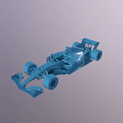 ezgif.com-gif-maker-2022-06-17T142242.170.gif Fichier STL Mercedes AMG F1・Objet pour impression 3D à télécharger, printinghub