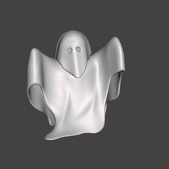 GIF.gif Archivo STL FIGURA DE JUGUETE fantasma PLAYMOBIL ghost HALLOWEEN・Modelo de impresión 3D para descargar