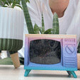 TV화분-gif-3.gif Maker TV Television FLOWER POT 📺 Planter