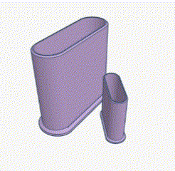 Utensil-Holder-Made-with-Clipchamp.gif STL file Contemporary Chef Kitchen Utensil Tool Utensils Accessory Holder Storage X2・3D printing model to download
