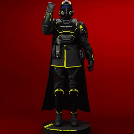 hell.gif 🪖 HELLDIVER SOLDIER [絕地戰兵] | HELLDIVERS 2 | 3D PRINTABLE FIGURINE