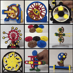 9 mechanical toys pack