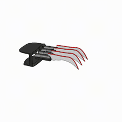 Montaj1.gif Download file KNIFE FINGER, FREDDY KRUEGER CLAWS • 3D printer design, sahgul