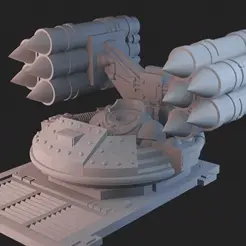 whirlwind.gif 3D file SPACE KNIGHT 2ND GEN ROCKET ARTILLERY TURRET・3D printing model to download