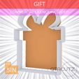 Gift~5in.gif Gift Cookie Cutter 5in / 12.7cm