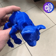 GIF-460.gif Кошка сфинкс - FLEXI - 3MF - PRINT-IN-PLACE STL