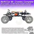 MRCC_MrCrawley_Complete_1200x1200.gif MyRCCar Mr. Crawley Complete. 1/10 Customizable RC Rock Crawler Chassis with Portal Axles and Gearbox