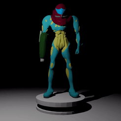 colorsamus.gif 3D file Samus fusion suit・3D printing design to download