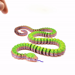 ezgif-6-91ae8ed957.gif 3D file Snake and Rattlesnake・3D printable design to download, mcgybeer