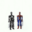 GIF-210607_201724.gif Fichier STL Figurine d'interprétation de Spider-man Flexi (Spider-verse 1/6)・Design pour imprimante 3D à télécharger, FlexToys