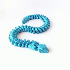 snake.gif Файл STL Красивая змея Флекси・Модель для печати в 3D скачать, angeljacobofigueroa