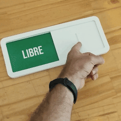 Nuevo-proyecto.gif Fichier STL AFFICHE OCCUPÉ-VACANT // OCCUPÉ-VACANT・Design pour imprimante 3D à télécharger