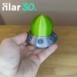 ezgif.com-optimize.gif 3D file UFO Grinder with Fidget Action・3D print design to download