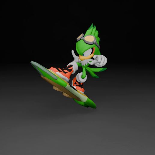 🦅 Jet The Hawk de Sonic Riders Listo para la Carrera / Jet The Hawk ...