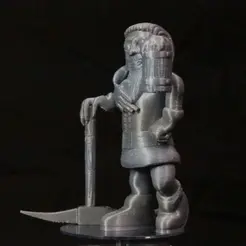 ezgif.com-gif-maker.gif Free STL file Moe The Dwarf・3D print design to download