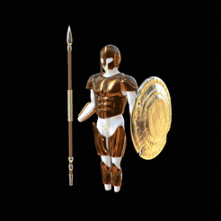 greek-armor-set1-veteran-2.gif STL file veteran set of Greek armour for 3d printing on figures or for cosplay・3D printer design to download