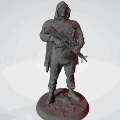 GHOST.gif STL file GHOST GLIDED REAPER - MW 2・3D print model to download