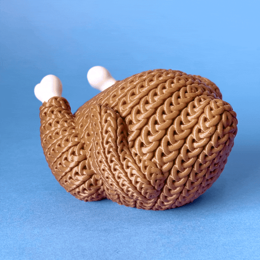 Knitted Roasted Chicken (Multiparts)