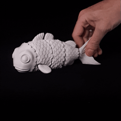 gif_02.gif Файл STL Гибкая рыба・Дизайн 3D принтера для загрузки, WildArt3D