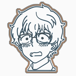 GIF.gif STL file SENPAI 2 / COOKIE CUTTER IJIRANAIDE, NAGATORO-SAN・3D printer design to download