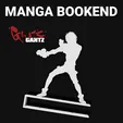 ezgif.com-gif-maker-31.gif Manga Book Clamp: Gantz, Gundam, Kaiju No 8, Trigun for 20mm shelf